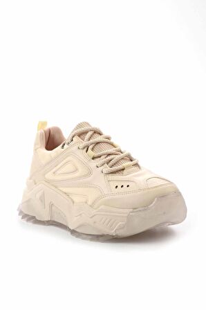 Ekru  Kadın Sneaker K01406273309