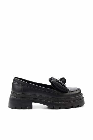 Siyah   Kadın Loafer Ayakkabı K01411078109