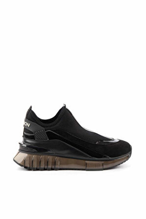 Siyah Siyah File  Kadın Sneaker K01413055302