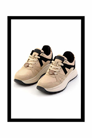 Bej Nubuk  Kadın Sneaker K01412600001