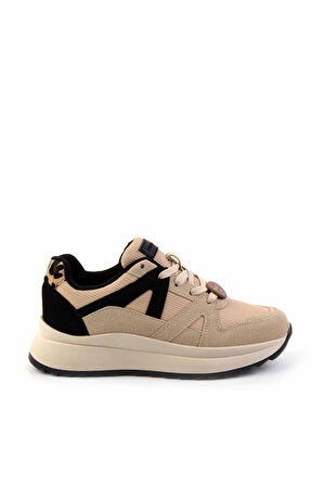 Bej Nubuk  Kadın Sneaker K01412600001