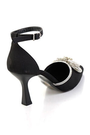 Mat Siyah  Kadın Abiye Ayakkabı K01419063238