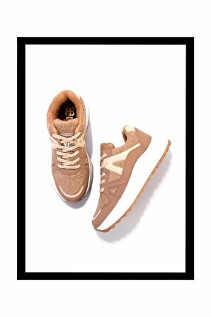 Vizon Kürklü  Kadın Sneaker K01412200097