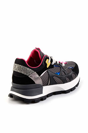 Siyah Süet  Kadın Sneaker K01429160202