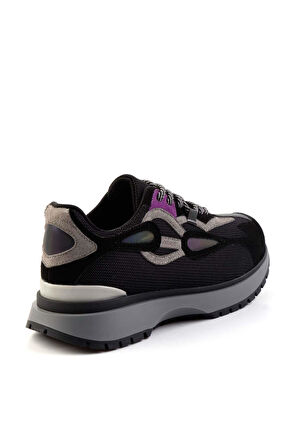 Siyah Süet  Kadın Sneaker K01429160402