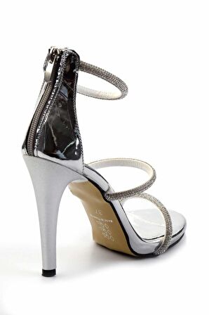 Lame Ayna  Kadın Abiye Ayakkabı K01426800139