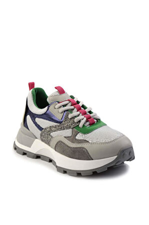 Gri Yeşil  Kadın Sneaker K01429160009