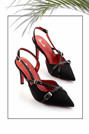 Siyah Siyah  Kadın Klasik Topuklu Ayakkabı K01455018501