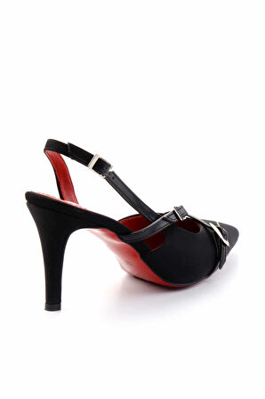 Siyah Siyah  Kadın Klasik Topuklu Ayakkabı K01455018501