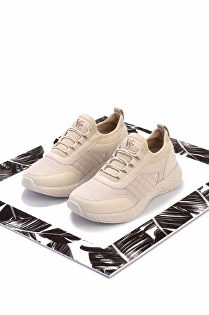Bej File  Kadın Sneaker K01450706022