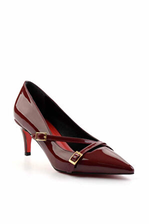 Bordo  Kadın Klasik Topuklu Ayakkabı K01455025008