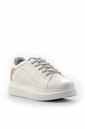Beyaz  Kadın Sneaker K01478103509