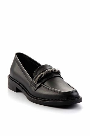 Siyah  Kadın Loafer Ayakkabı K01474000809