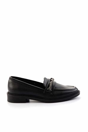 Siyah  Kadın Loafer Ayakkabı K01474000809