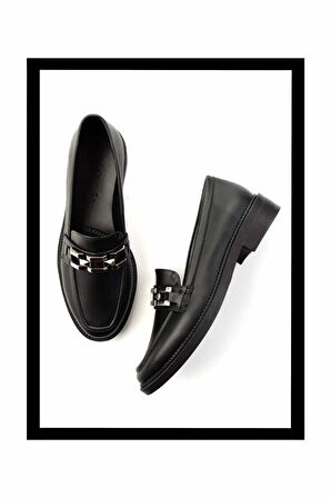Siyah   Kadın Loafer Ayakkabı K01474091209
