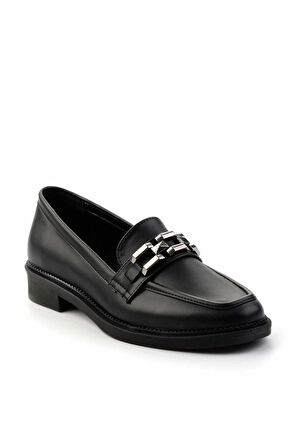 Siyah   Kadın Loafer Ayakkabı K01474091209