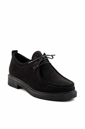 Siyah Süet  Kadın Loafer Ayakkabı K01474020202