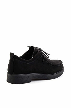Siyah Süet  Kadın Loafer Ayakkabı K01474020202