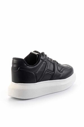 Siyah Beyaz  Kadın Sneaker K01478103309