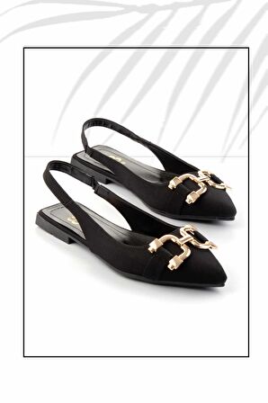 Siyah Saten  Kadın Babet K01473010138