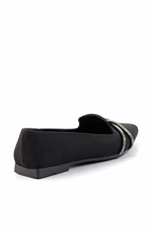 Siyah Saten  Kadın Babet K01473010438