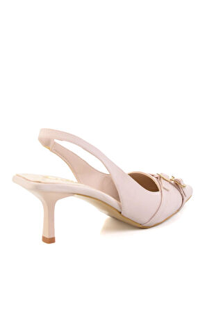 Mat Bej  Kadın Klasik Topuklu Ayakkabı K01473010638