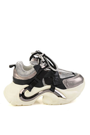 Siyah Leather Kadın Sneaker K01480005303
