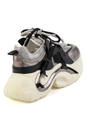 Siyah Leather Kadın Sneaker K01480005303