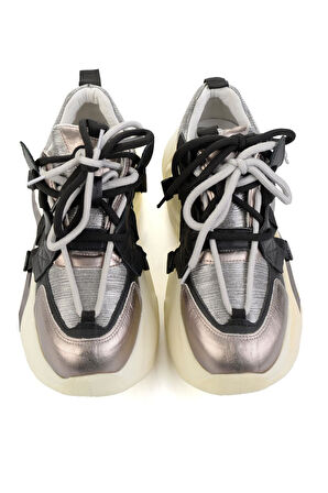 Siyah Leather Kadın Sneaker K01480005303