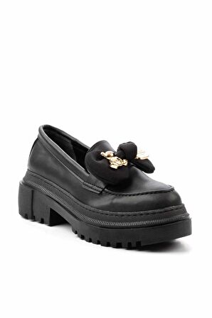 Siyah  Kadın Loafer Ayakkabı K01503741509