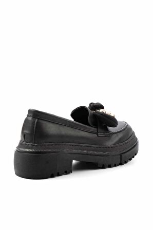 Siyah  Kadın Loafer Ayakkabı K01503741509