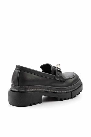 Siyah   Kadın Loafer Ayakkabı K01503742309