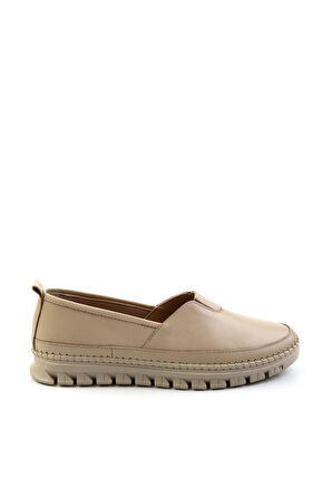 Bej Leather Kadın Casual Ayakkabı K01518015103