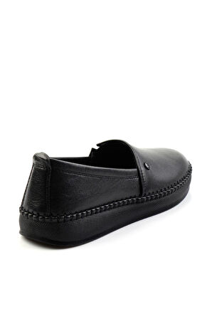 Siyah Leather Kadın Babet K01523021103