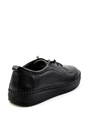 Siyah Leather Kadın Casual Ayakkabı K01523021203
