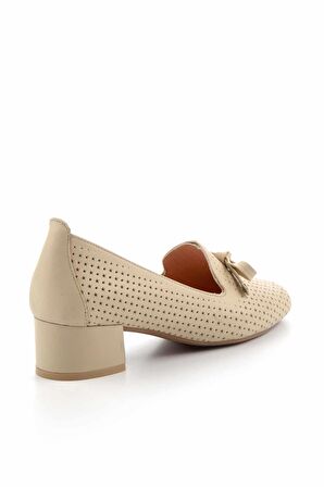 Bej Hakiki Deri Kadın Babet K01531200003