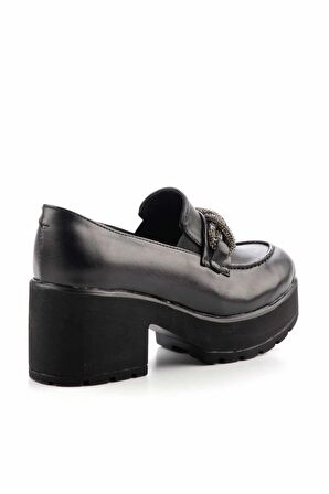 Siyah  Kadın Loafer Ayakkabı K01534265309