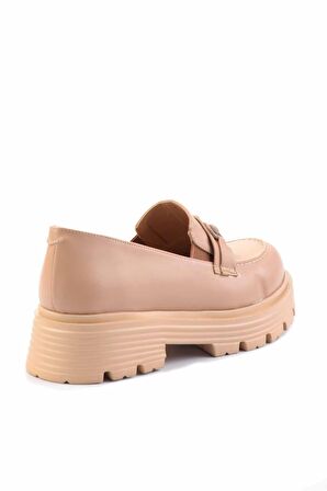 Nude  Kadın Loafer Ayakkabı K01534265609