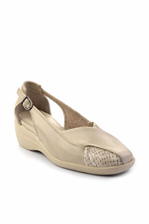Bej Bej Leather Kadın Casual Ayakkabı K01531200303