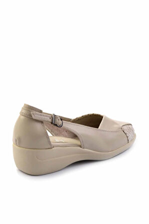 Bej Bej Leather Kadın Casual Ayakkabı K01531200303