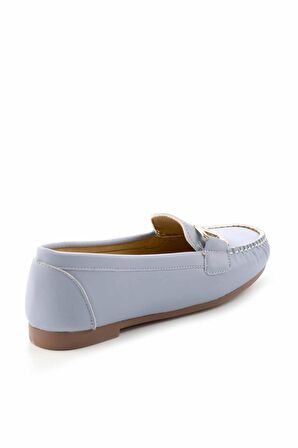 Bambi Mavi  Kadın Loafer Ayakkabi K01542166609