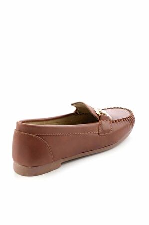 Bambi Taba  Kadın Loafer Ayakkabi K01542166609