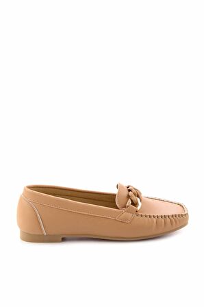 Bambi Camel  Kadın Loafer Ayakkabi K01542166509