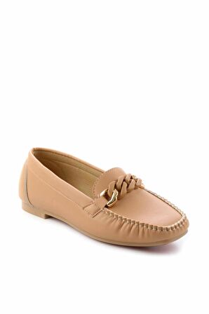 Bambi Camel  Kadın Loafer Ayakkabi K01542166509