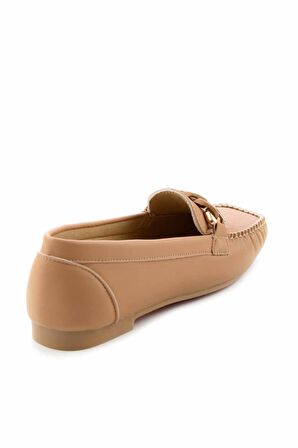 Bambi Camel  Kadın Loafer Ayakkabi K01542166509