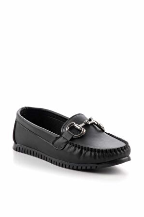 Siyah  Kadın Loafer Ayakkabı K01542167909