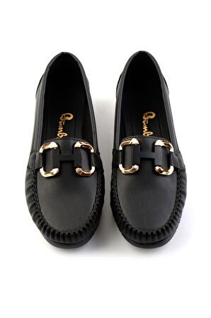 Siyah  Kadın Loafer Ayakkabı K01542010709