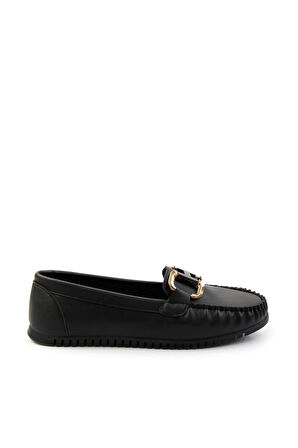Siyah  Kadın Loafer Ayakkabı K01542010709