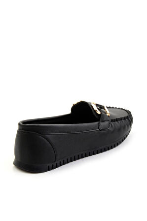 Siyah  Kadın Loafer Ayakkabı K01542010709