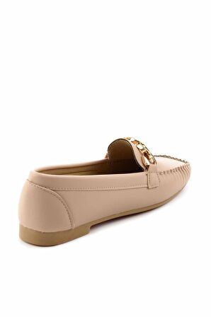 Bambi Nude  Kadın Loafer Ayakkabi K01542122009